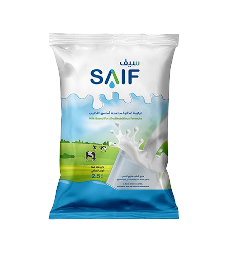 SAIF fortified nutrition powder bag